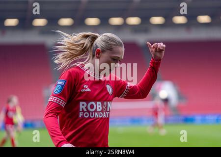 Bristol, Royaume-Uni. 16 février 2025. Bristol, Angleterre, le 26 janvier 2025 Amalie Thestrup (Bristol City 17) lors du match du Barclays Women's Championship entre Bristol City et Southampton au Ashton Gate Stadium de Bristol, Angleterre. Aucune utilisation commerciale. (Rachel le Poidevin/SPP) crédit : SPP Sport Press photo. /Alamy Live News Banque D'Images