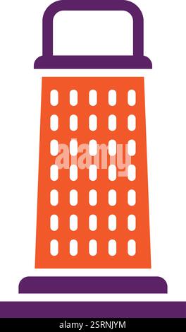 Illustration de conception d'icône vectorielle de râpe à fromage Illustration de Vecteur