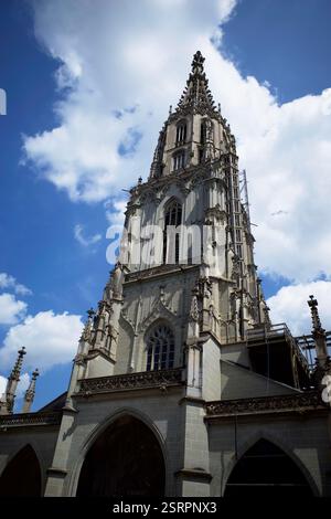 Berne, Suisse - 03 août 2024. Cathédrale de Berne. Banque D'Images