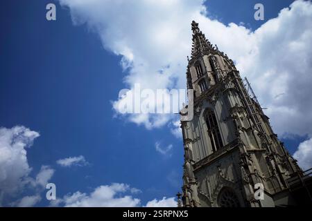 Berne, Suisse - 03 août 2024. Cathédrale de Berne. Banque D'Images