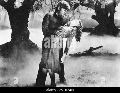 THE WOLF MAN LON CHANEY JR, EVELYN ANKERS date : 1941 Banque D'Images