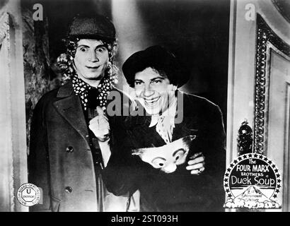 SOUPE DE CANARD [US 1933] HARPO MARX, CHICO MARX date : 1933 Banque D'Images