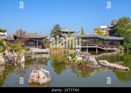 Zhu Family Garden est le point de repère le plus populaire à Jianshui, Yunnan, Chine. Banque D'Images