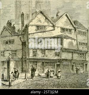William H Prior - Thiieving Lane, Westminster, d'après un dessin de J T Smith en 1808 - Old and New London - compilé par Walter Thornbury - 1873 Banque D'Images