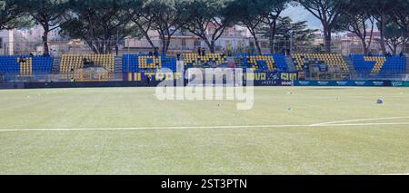 Castellammare di Stabia, Italie. 16 février 2025. Stade Romeo menti : stade Romeo menti, Castellammare di Stabia, Italie. Francesco Farina/SPP (FRANCESCO FARINA/SPP) crédit : SPP Sport Press photo. /Alamy Live News Banque D'Images