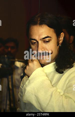 Bollywood, Hindi film Star acteur Aamir Khan, Bombay Mumbai Maharashtra, Inde MODÈLE RELESE NON DISPONIBLE Banque D'Images