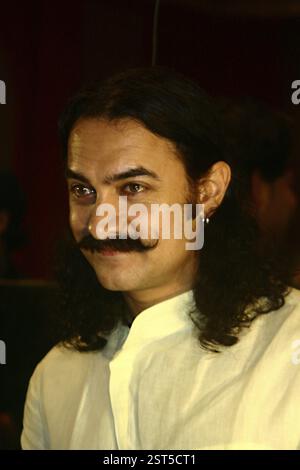 Bollywood, Hindi film Star acteur Aamir Khan, Bombay Mumbai Maharashtra, Inde MODÈLE RELESE NON DISPONIBLE Banque D'Images