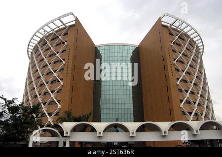 Cyber Towers, Hi-Tech City, Hyderabad, Andhra Pradesh, Inde, Asie Banque D'Images