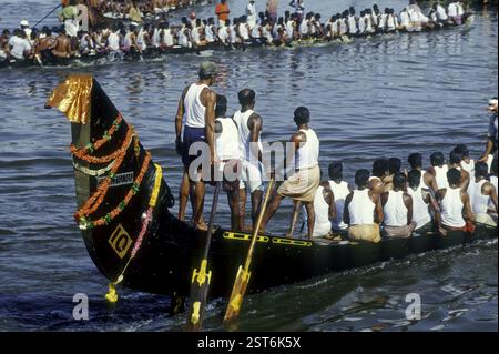 Nehru boat race, allappuzha, Kerala, Inde Banque D'Images