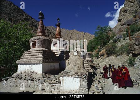 Sur le chemin du monastère de Hemis, Leh, Ladakh, Jammu-et-Cachemire, Inde, Asie Banque D'Images