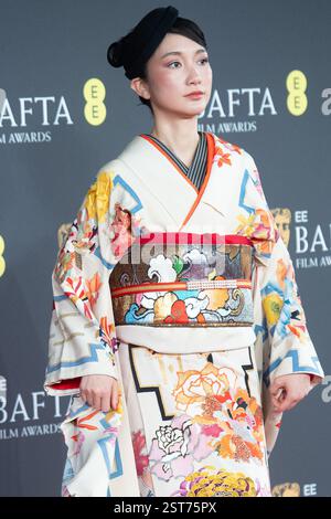 Londres, Royaume-Uni. 16 février 2025. Photo : Shiori Ito participe aux EE British Academy film Awards 2025. Crédit : Justin Ng/Alamy Live News Banque D'Images