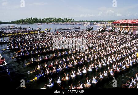 Nehru Boat Race, Allappuzha, Kerala, Inde, Asie Banque D'Images