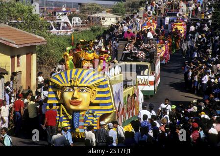 Carnaval, Panjim, Goa, Inde, Asie Banque D'Images