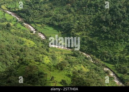 River Flowing, coorg, karnataka, inde Banque D'Images