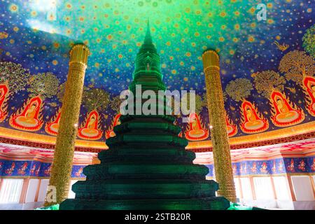 Wat Pak Nam Phasi Charoen Bangkok Thaïlande Banque D'Images