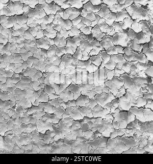 Texture du mur de béton recouvert de peinture fissurée Banque D'Images