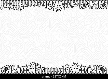 Circuit board background Banque D'Images