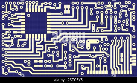 Arrière-plan pour les cartes d'affaires - circuit board Banque D'Images