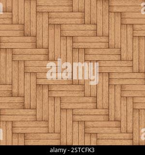 Parquet en bois - texture sans couture Banque D'Images