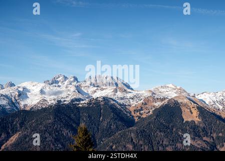station de ski monte zoncolan en italie Banque D'Images