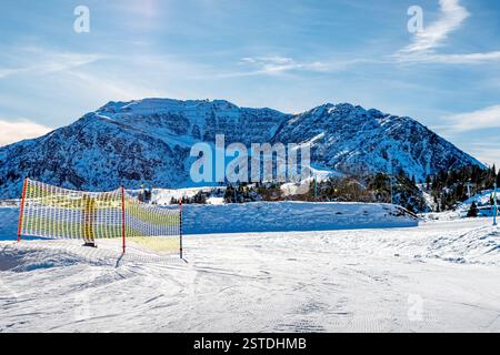 station de ski monte zoncolan en italie Banque D'Images