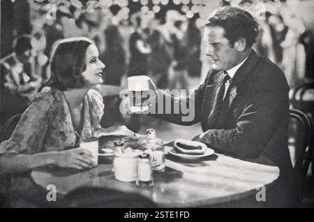 L'actrice suédoise Greta Garbo et Charles Bickford dans le film Anna Christie, USA 1930 Banque D'Images