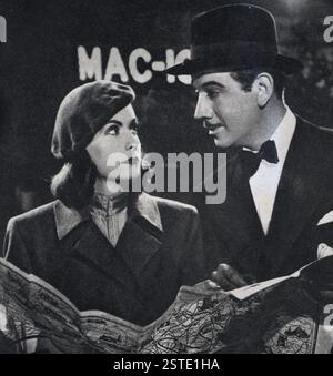 L'actrice suédoise Greta Garbo et Melwyn Douglas dans le film Ninotchka, USA 1939 Banque D'Images