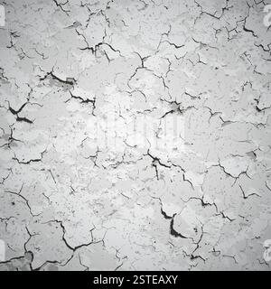 Fond - mur couvert de fissures Banque D'Images