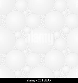 Motif en styromousse gris clair carré sans couture - texture abstraite pour la conception Banque D'Images