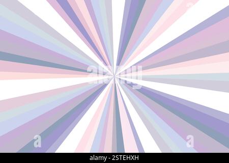 Couverture de magazine de bandes dessinées radiales colorées pop art. Arrière-plan numérique couleur rayée. Dessin animé drôle de bande de motif rétro maquette. Demi-teinte vectorielle Illustration de Vecteur