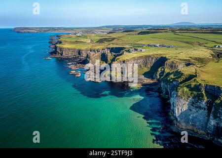 White Rocks Portrush, Antrim, Irlande du Nord Royaume-Uni Banque D'Images