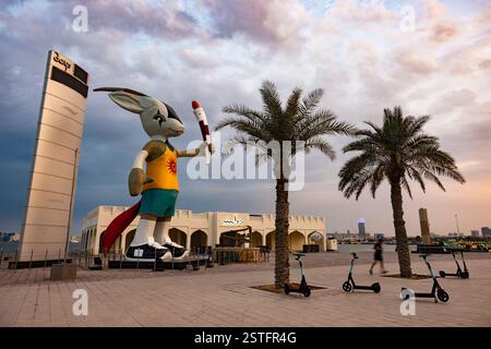 Doha Skyline Doha Qatar 17-02-2025 Banque D'Images