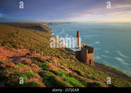 Papule Coates Tin Mine Banque D'Images