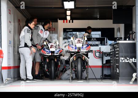 Alex LOWES, garage mondial Superbike. Le pilote britannique Bimota Lowes court pour Rimini Bimota Kawasaki Racing Team au 2025 Australian World SBK Banque D'Images