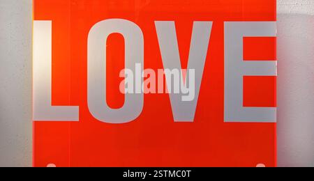 Signe de l’amour Banque D'Images