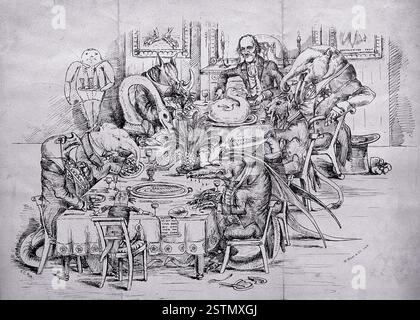 Sir Richard Owen KCB FRMS FRS (20 juillet 1804 – 18 décembre 1892) est un biologiste anglais, anatomiste comparatif et paléontologue. Réputé pour sa capacité exceptionnelle à interpréter les fossiles, Owen a apporté des contributions importantes au domaine de l'histoire naturelle. Lithographie de A. Orton d'après E. C. Rye. Banque D'Images