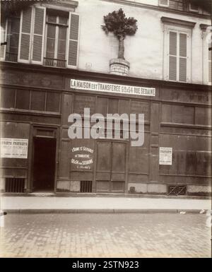 Atget, Eugène (Jean Eugène Auguste Atget, dit) (Libourne, 12–02–1857 - Paris, 04–08–1927), photographe en 1911 Banque D'Images