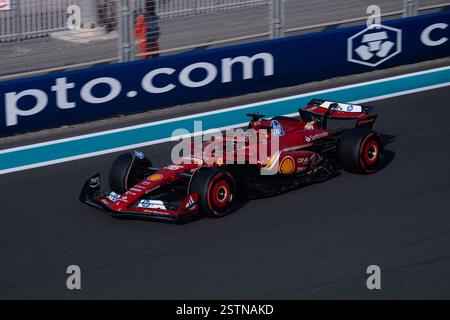 F1 Etihad Airways Abu Dhabi Grand prix 2024 - Charles Leclerc de Monaco au volant de la Scuderia Ferrai HP pendant les qualifications Banque D'Images