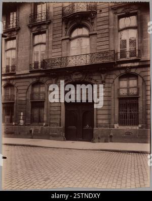 Photographie prise par Eugène Atget en 1952, représentant les rues et l'atmosphère de Paris à cette époque. Acquis en 1952. Banque D'Images