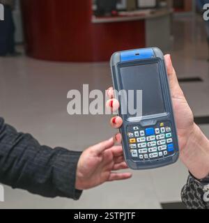 Support du scanner RFID Banque D'Images