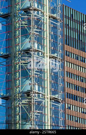 Gare centrale Tour Oslo Banque D'Images