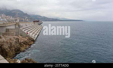Solarium Beach hiver Banque D'Images