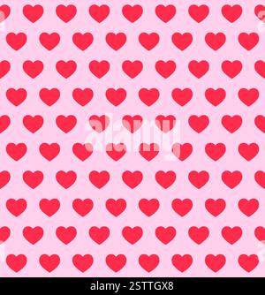 Infinity Hearts, texture de motif sans couture Illustration de Vecteur