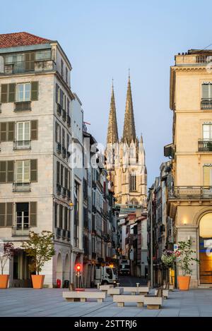 La Cathédrale Saint Marie de Bayonne en France Banque D'Images