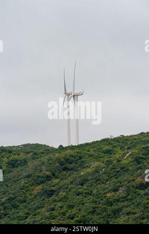 Le moulin à vent sur la colline Banque D'Images