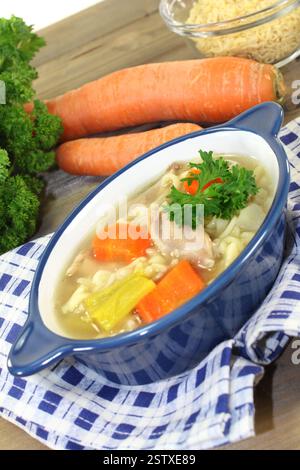 Soupe à l’alphabet Banque D'Images