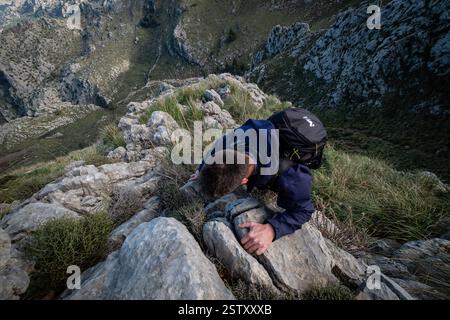 Route directe vers Morro den Pelut Banque D'Images