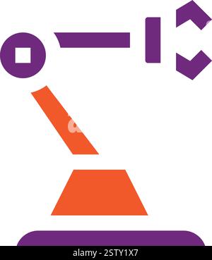 Illustration de conception d'icône de vecteur de robot Illustration de Vecteur