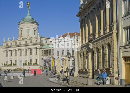 Old Town Hall, Potsdam Museum, Humboldtstrasse, Alter Markt, Potsdam, Brandebourg, Allemagne, Europe Banque D'Images