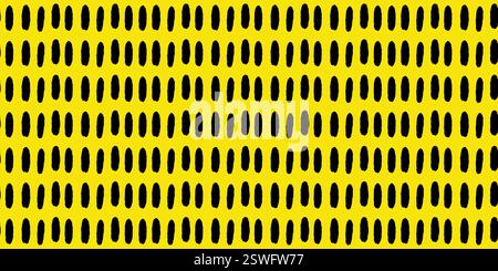 Motif sans couture petit tiret. Traits aléatoires dessinés à la main au pinceau. Motif sans couture à pois abstraits. Style Memphis. Illustration vectorielle simple Illustration de Vecteur